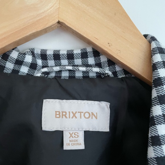 Britton Utopia Jacket Black Gingham Women’s XS - Picture 3 of 7